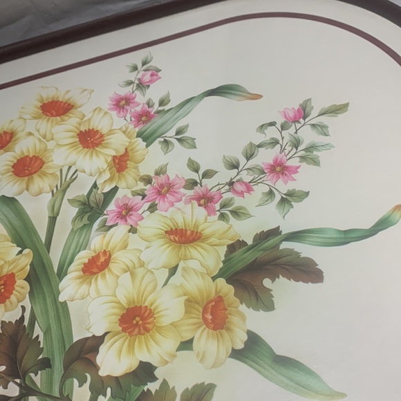 Vintage 1970 Melamine Service Tray - Picture 5 of 11